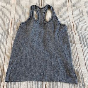 Black and gray racer back